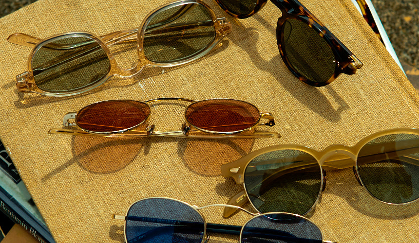 Mike in Vintage Clear Pink Cellulose Acetate - Tempo