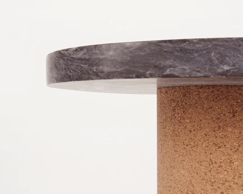 SINTRA TABLE | BLACK MARBLE / CORK | LARGE - Tempo