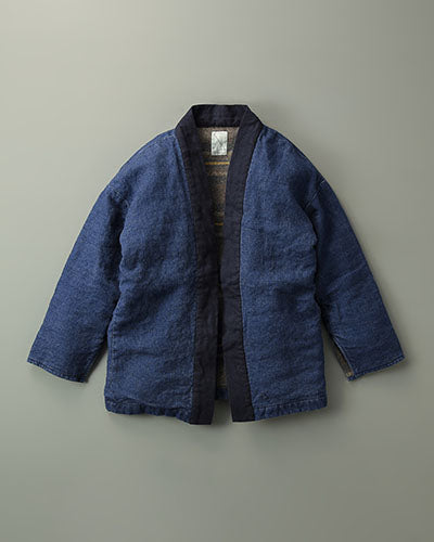 Western Haori in One Wash Denim - Tempo