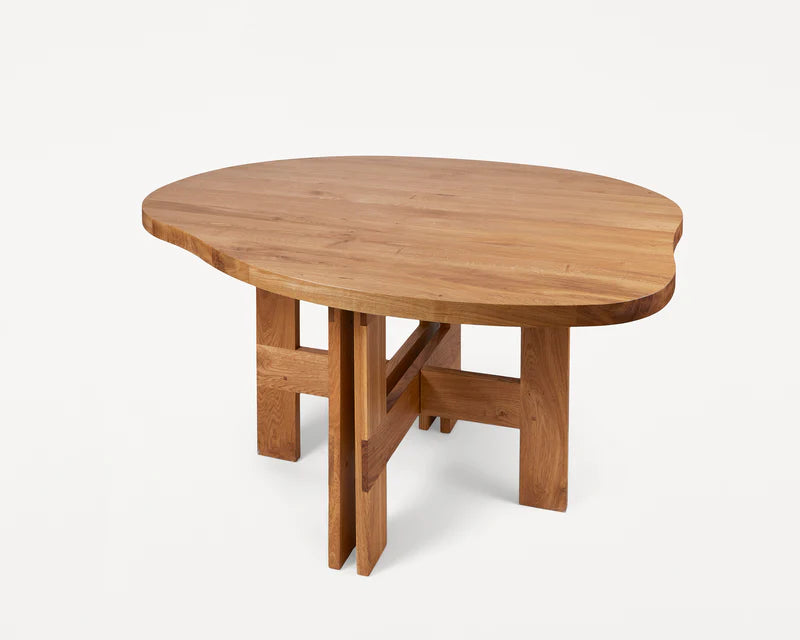 FARMHOUSE TRESTLE TABLE | OAK | POND - Tempo