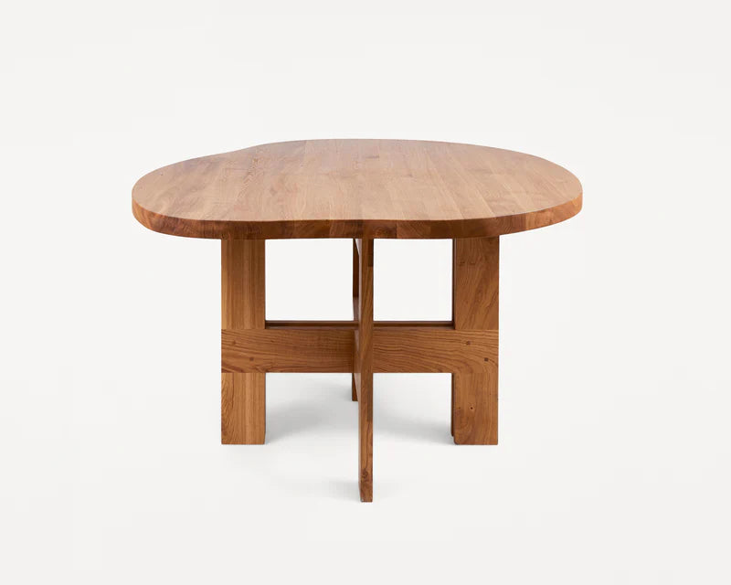 FARMHOUSE TRESTLE TABLE | OAK | POND - Tempo