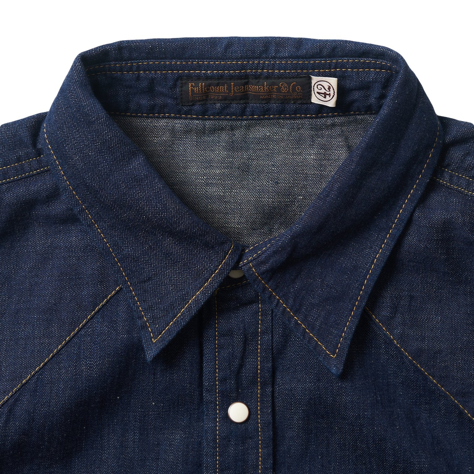 4894 - 8oz. Selvedge Denim Western Shirt - Tempo