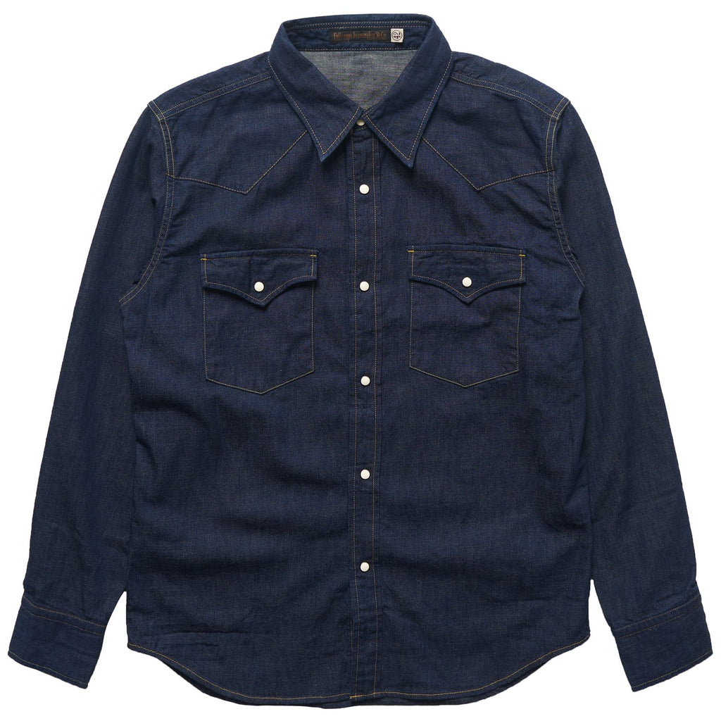 4894 - 8oz. Selvedge Denim Western Shirt - Tempo
