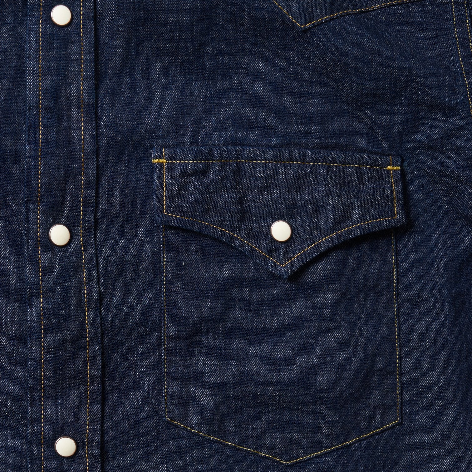4894 - 8oz. Selvedge Denim Western Shirt - Tempo
