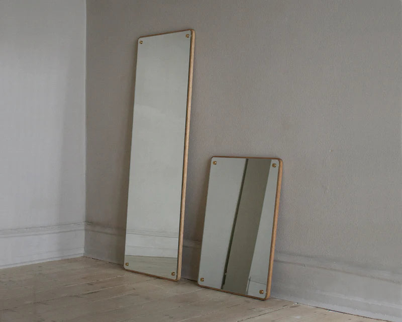 RM-1 RECTANGULAR MIRROR | NATURAL OAK | LARGE - Tempo