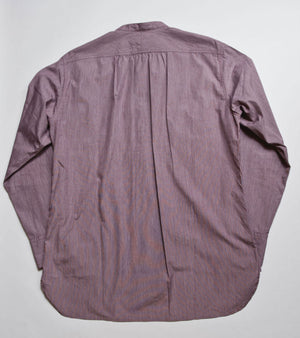 "Livingstone" Cotton Shirt in Burgundy