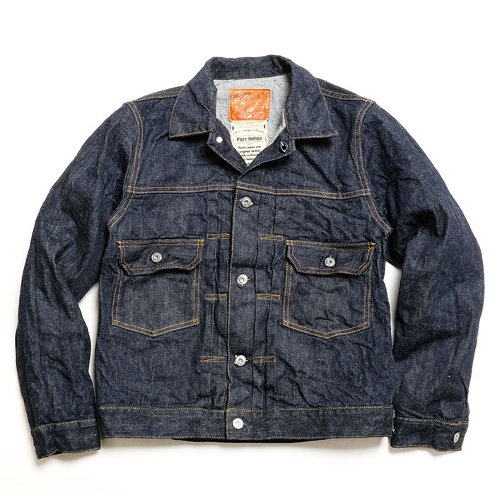 Natural Indigo Type II 14.5oz Selvedge Denim Jacket - OW (71949-XX) - Tempo