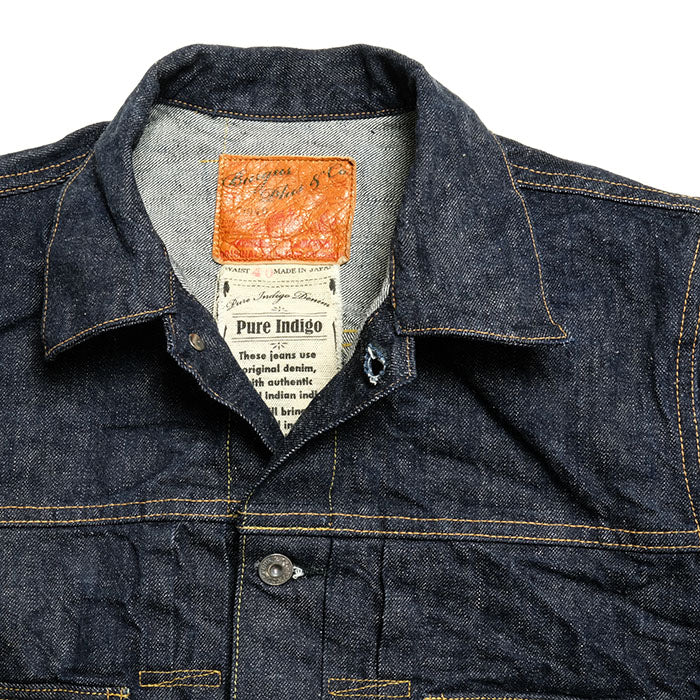 Natural Indigo Type II 14.5oz Selvedge Denim Jacket - OW (71949-XX) - Tempo