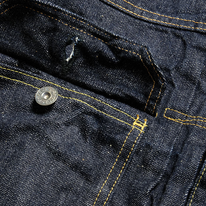 Natural Indigo Type II 14.5oz Selvedge Denim Jacket - OW (71949-XX) - Tempo