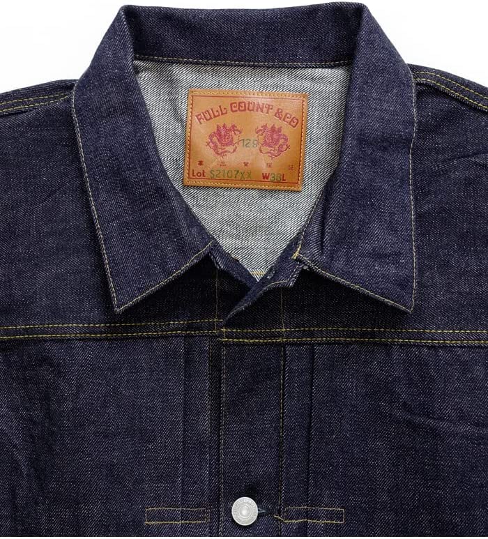 30th Aniv. Special - WWII Model 14.4oz Selvedge Denim Jacket - Non-Wash S2107XX - Tempo