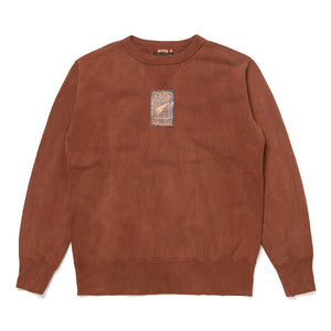 Coming Soon: Dorozome Mud-Dyed Tsuriami Loopwheel "Eastener Sweatshirt" in Brown