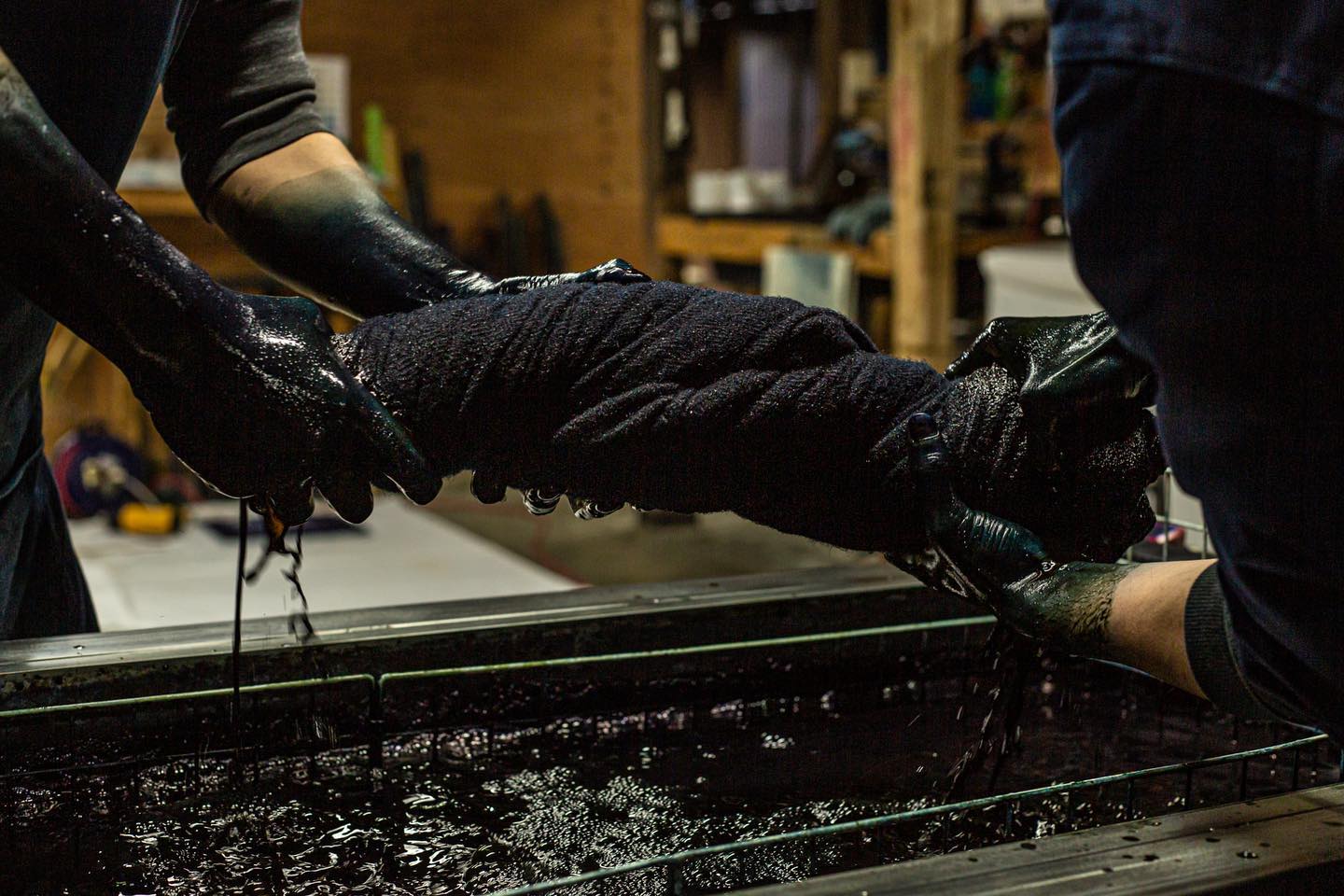 Hemp Bracelet - Sukumo Natural Indigo Hand-Dyed - Tempo