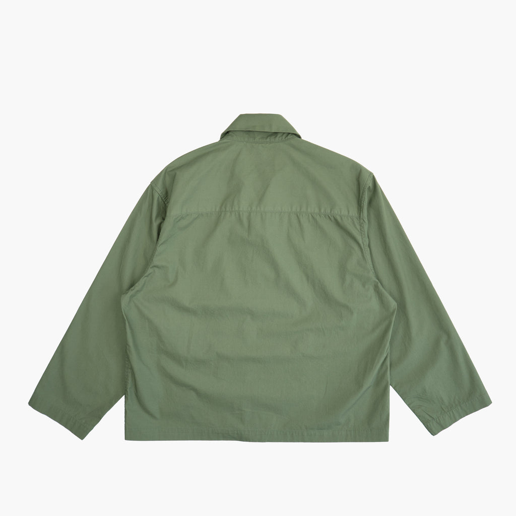 "Spring Pearson" Cotton Jacket in Olive Drab - Tempo