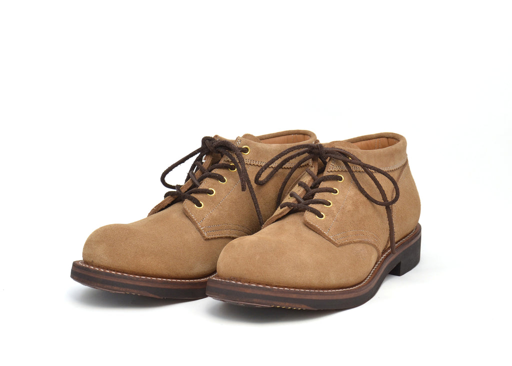 COUPEN Mid-Cut Boot in Nakamura-sen Nosuke Shoten Special Suede Dark Beige - Tempo