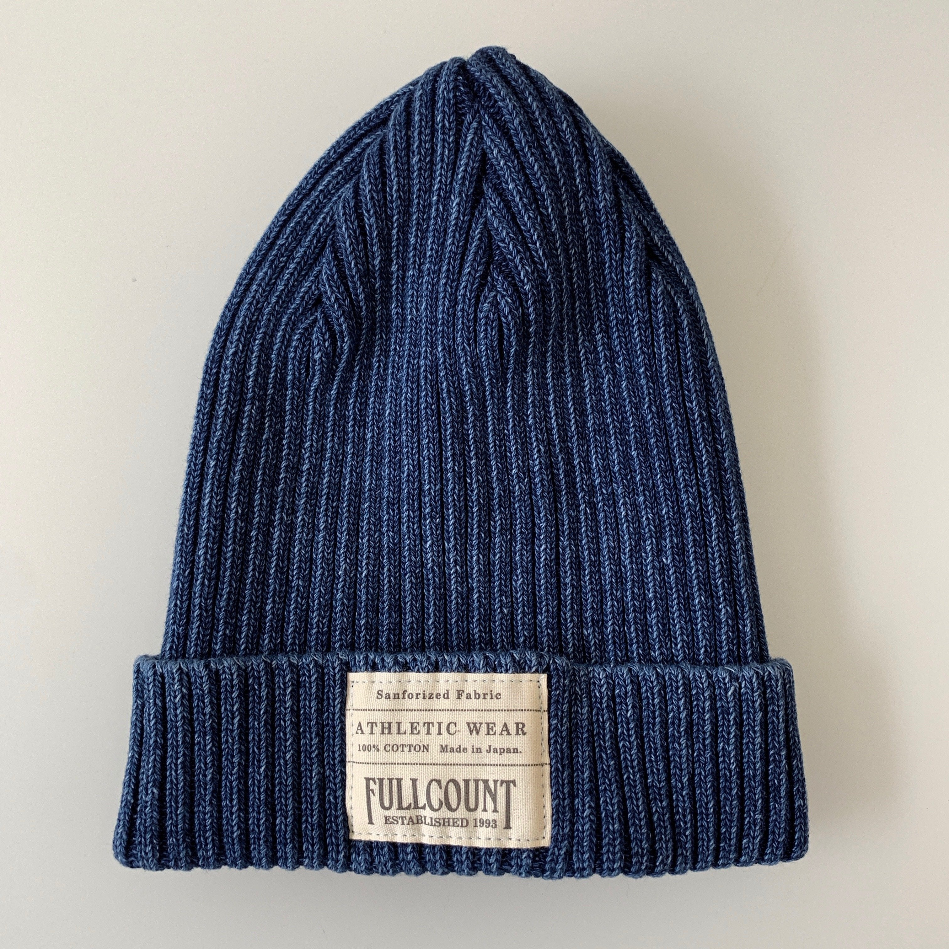 Indigo Rope-Dyed Ribbed Watch Cap - Tempo