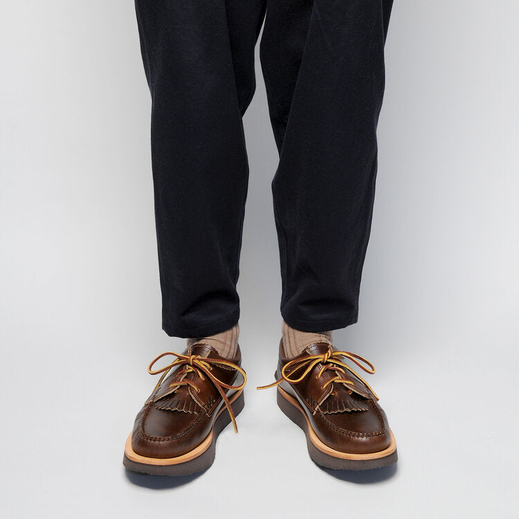 Blucher Rocker with Kiltie in Golden Brown - Tempo