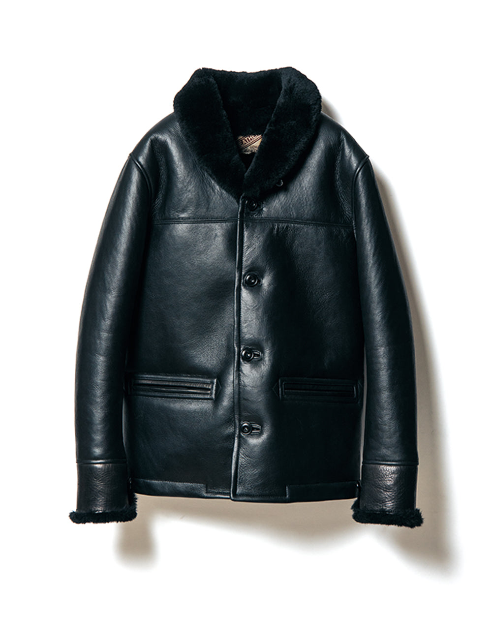 Colomer Mouton Coat in Black (CM-89) - Tempo