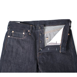 Suvin Gold Jeans - High Rise Tapered - One Wash