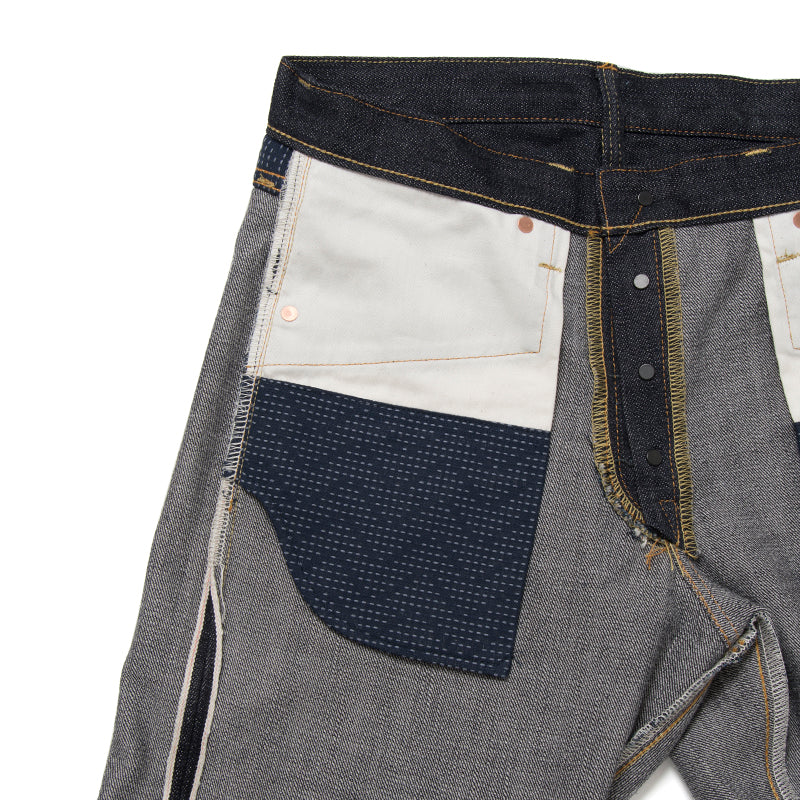 Mt. Fuji Yamagata Sashiko G3 14oz. Selvedge Denim- Relaxed Tapered - OW - Tempo