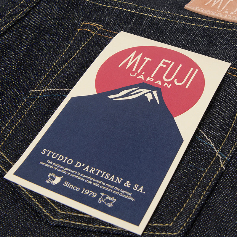 Mt. Fuji Yamagata Sashiko G3 14oz. Selvedge Denim- Relaxed Tapered - OW - Tempo