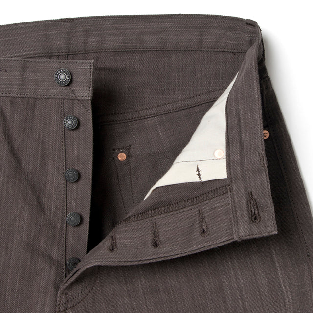 Amami Dorozome Mud Dyed High Rise Tapered 14oz Selvedge Jeans - OW - Tempo