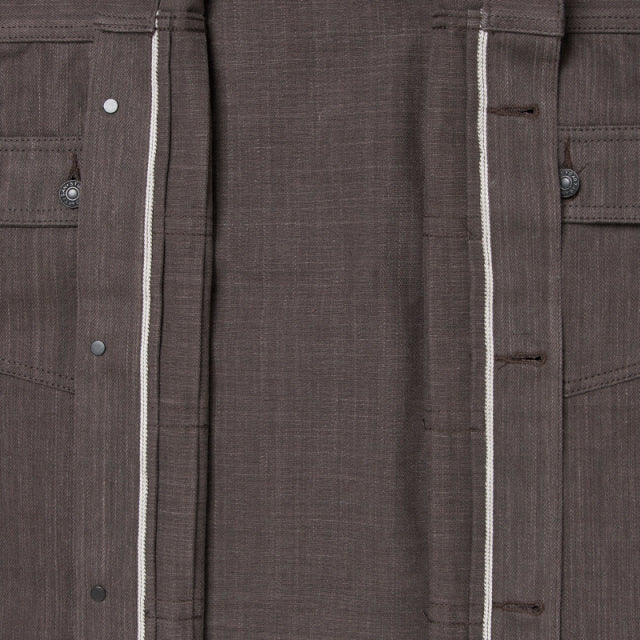 Amami Dorozome Mud Dyed Type II Selvedge 14oz Denim Jacket - OW - Tempo