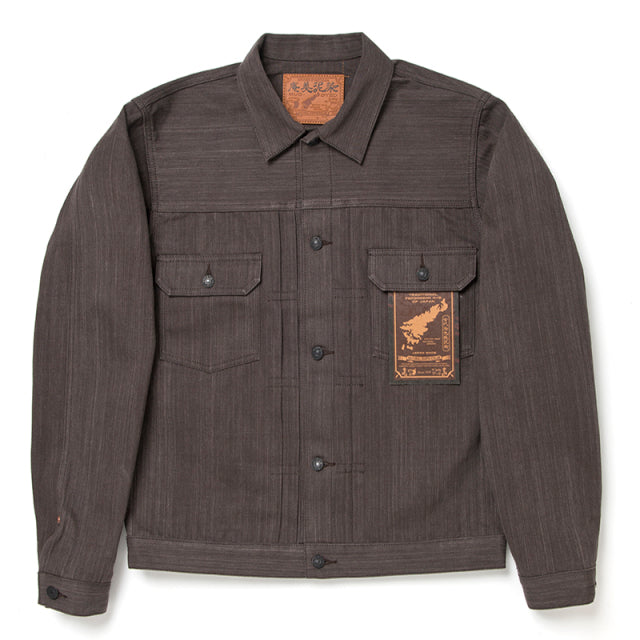 Amami Dorozome Mud Dyed Type II Selvedge 14oz Denim Jacket - OW - Tempo