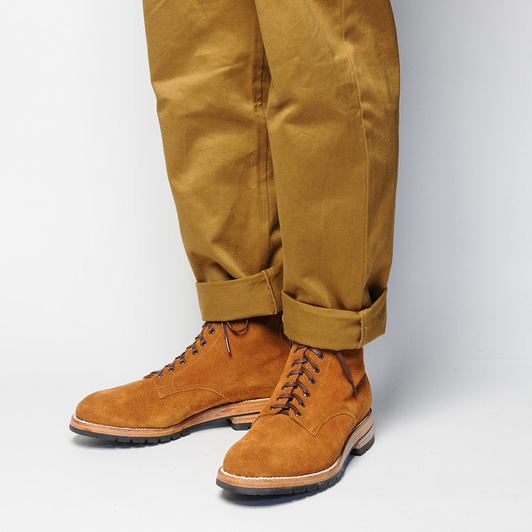 Eric Service Boot in Golden Brown Suede