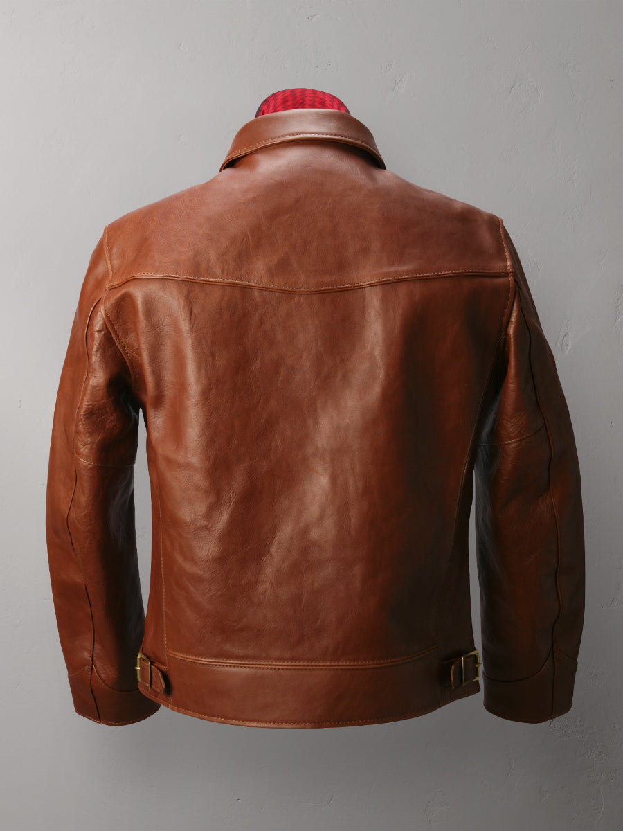 SINGLE RIDERS Shinki Hikaku Teacore Veg Tanned  Horsehide - Brown FN-LJ-HS001 - Tempo