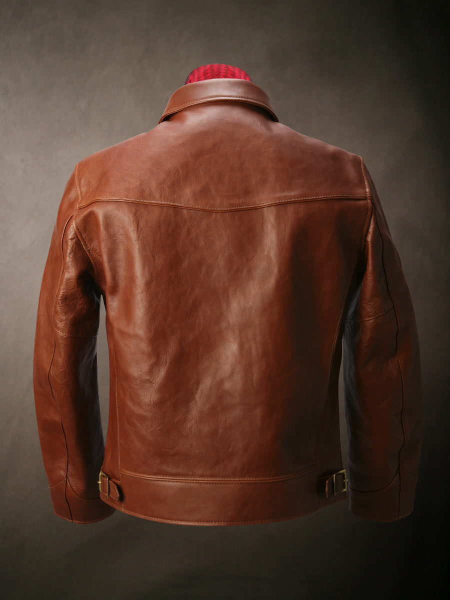 SINGLE RIDERS Shinki Hikaku Teacore Veg Tanned  Horsehide - Brown FN-LJ-HS001 - Tempo