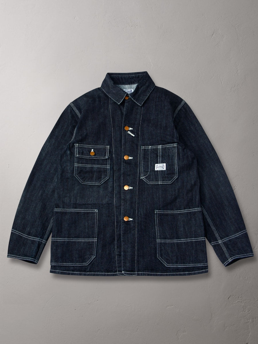 10oz Selvedge Indigo Denim Coverall FN-OJ-DC001 - Tempo