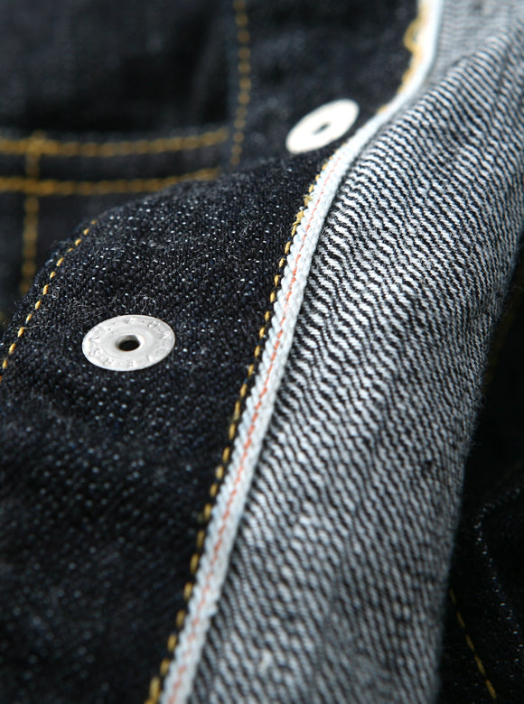 10oz Selvedge Denim Western Shirt in Indigo SDW-001L - Tempo
