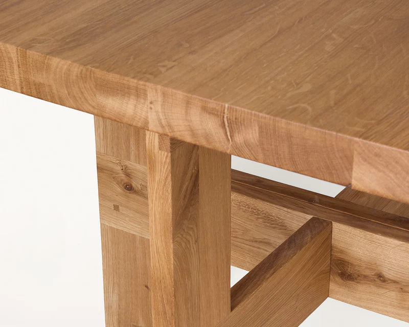 FARMHOUSE TRESTLE TABLE | 120 SQUARE - Tempo