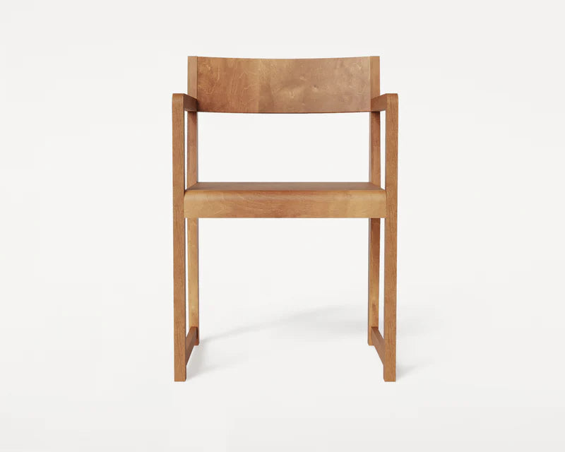 ARMREST CHAIR 01 | WARM BROWN BIRCH - Tempo