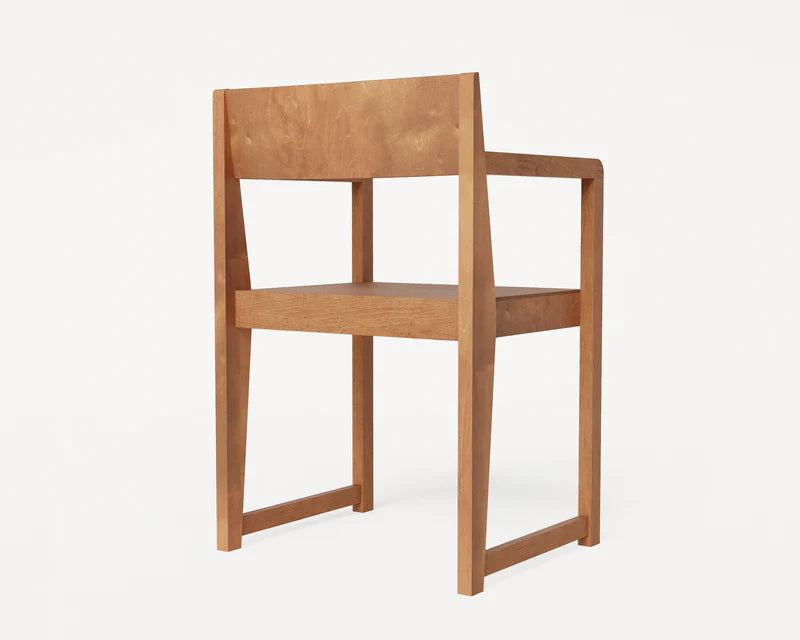 ARMREST CHAIR 01 | WARM BROWN BIRCH - Tempo