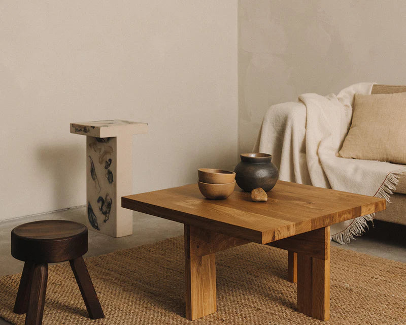 FARMHOUSE COFFEE TABLE | SQUARE - Tempo