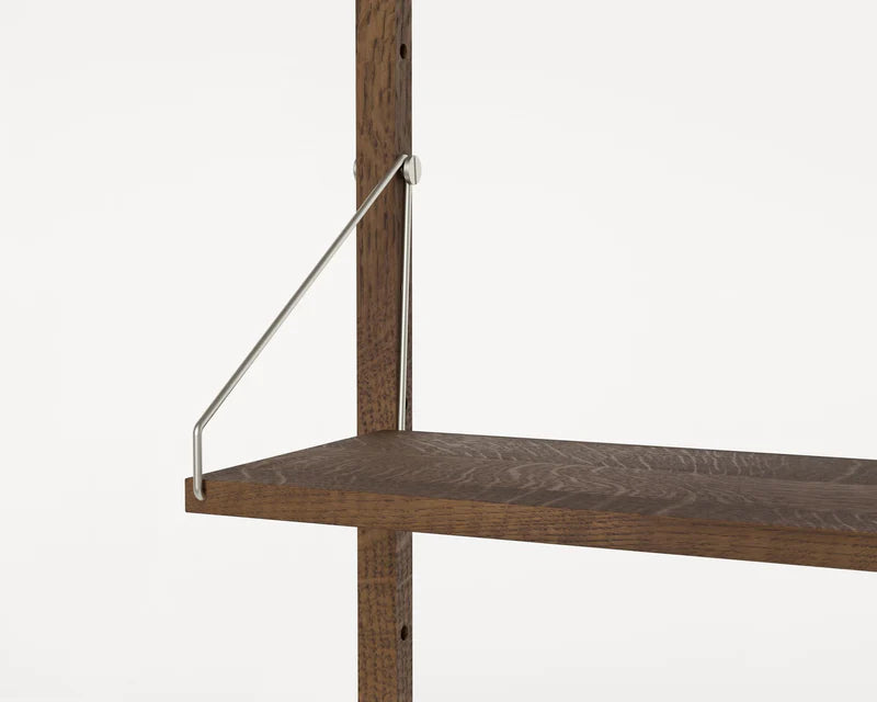 SHELF LIBRARY LARGE CABINET SECTION | DARK OAK | H1852 / W80 - Tempo