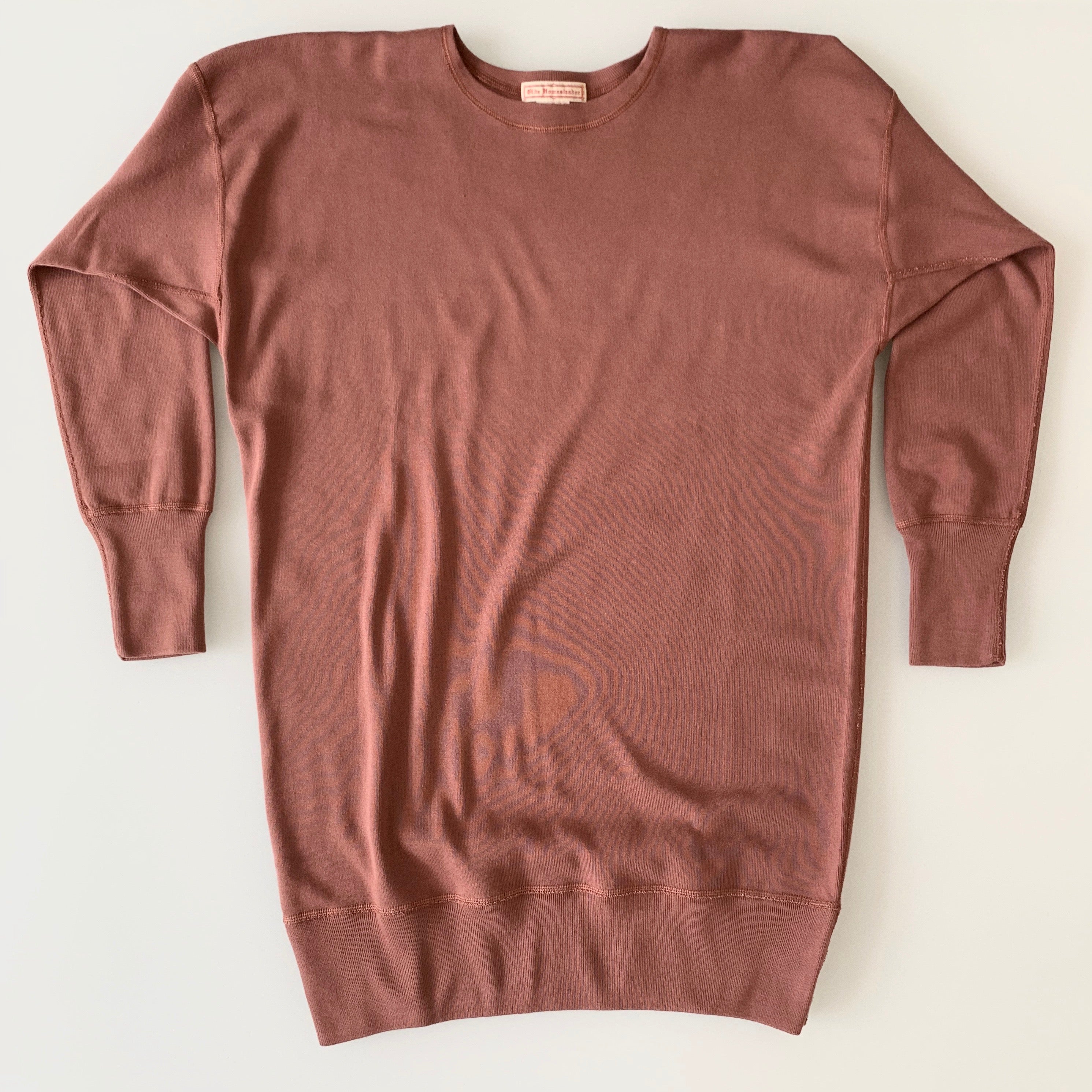 US006 Crew Neck Long Sleeve Sweat Shirt in Rosewood - Tempo