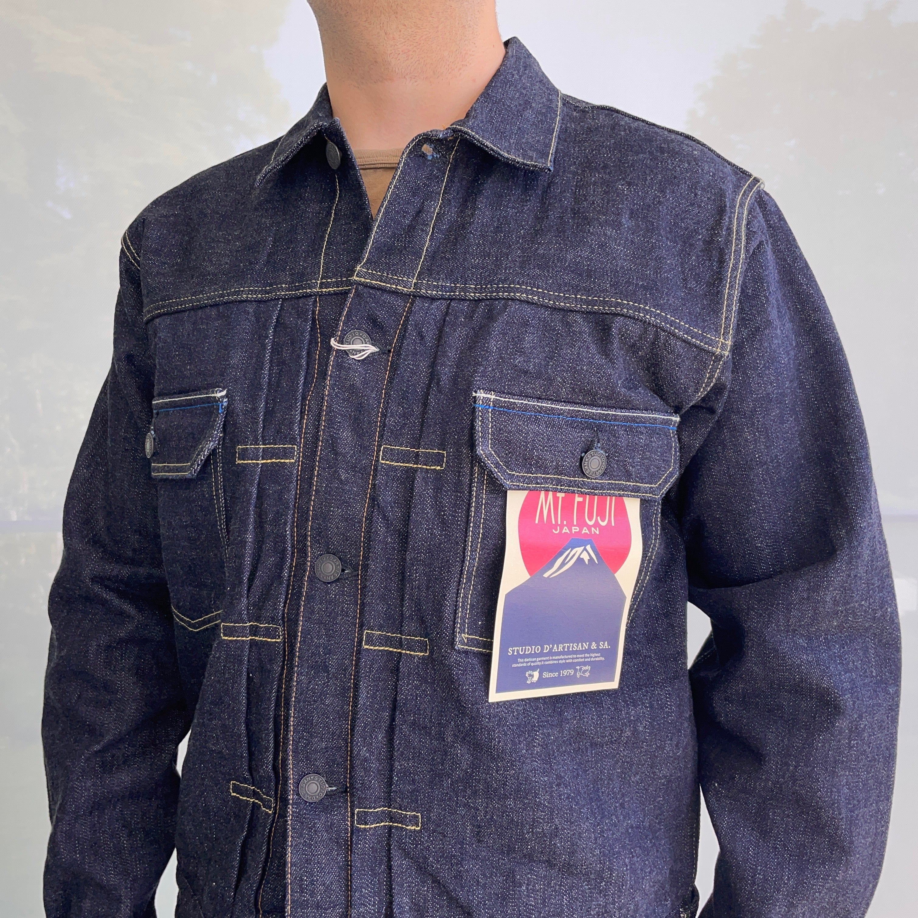 Mt Fuji 14oz Selvedge G3 Denim Jacket - Tempo