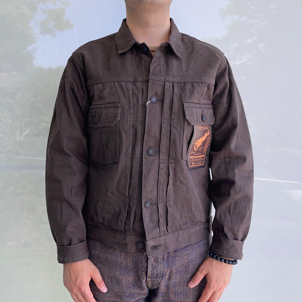 Amami Dorozome Mud Dyed Type II Selvedge 14oz Denim Jacket - OW - Tempo