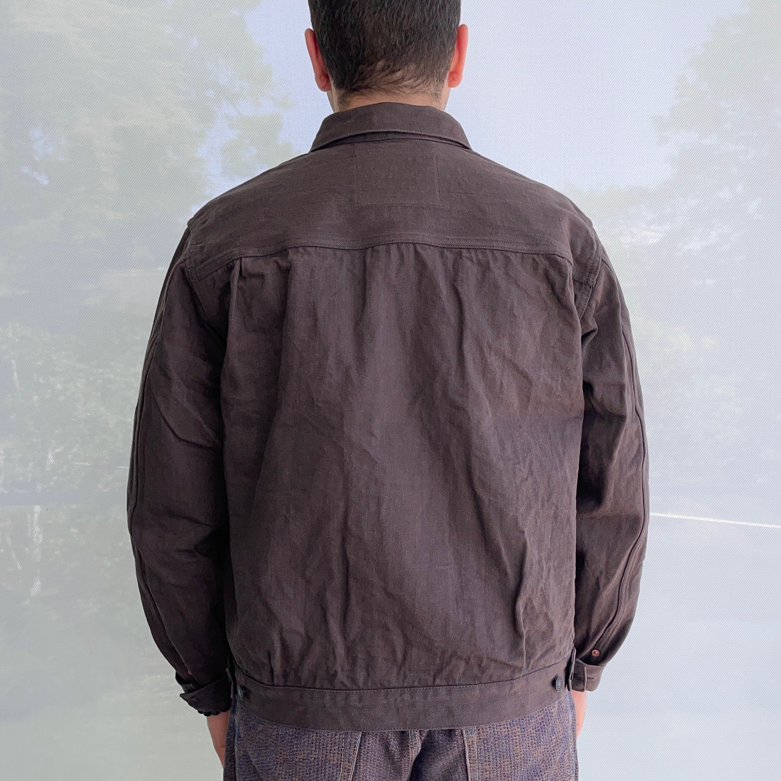 Amami Dorozome Mud Dyed Type II Selvedge 14oz Denim Jacket - OW - Tempo