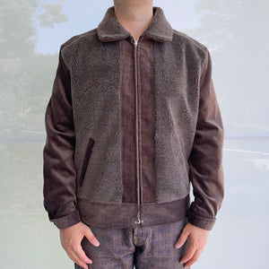 Alpaca Corduroy Grizzly Jacket in Brown - Tempo