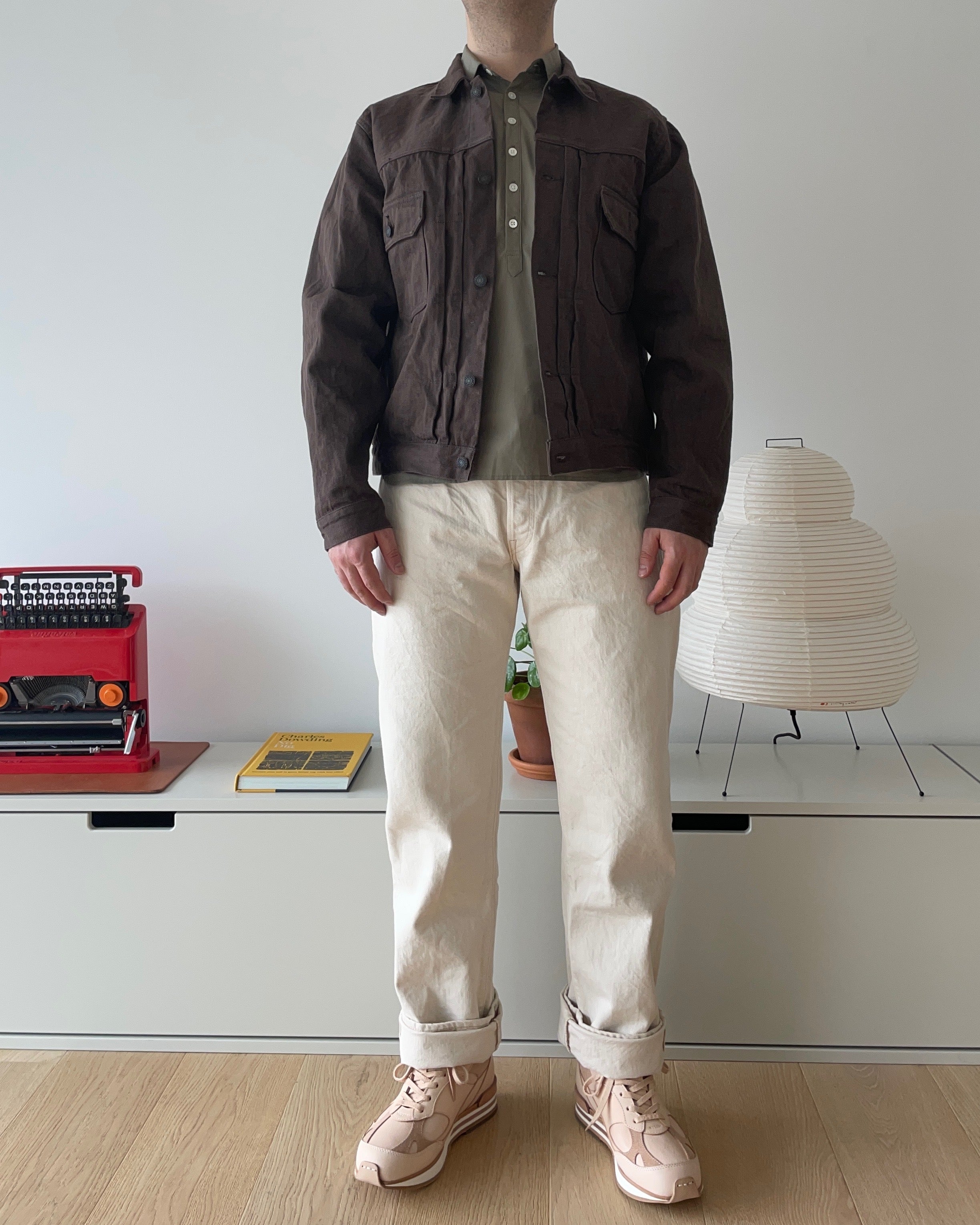 Amami Dorozome Mud Dyed Type II Selvedge 14oz Denim Jacket - OW - Tempo