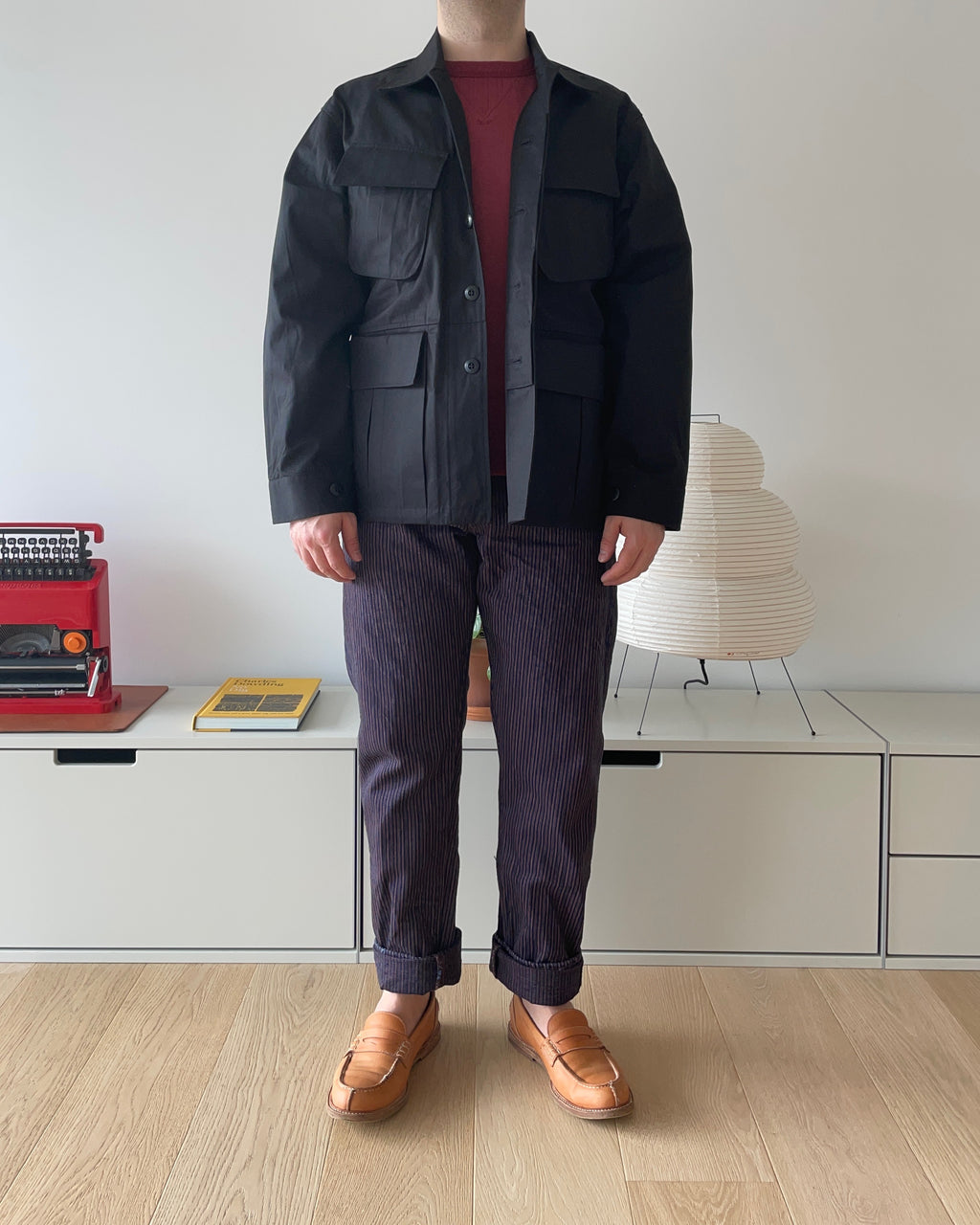 Alpaca Crewneck Sweater in Cayenne - Tempo