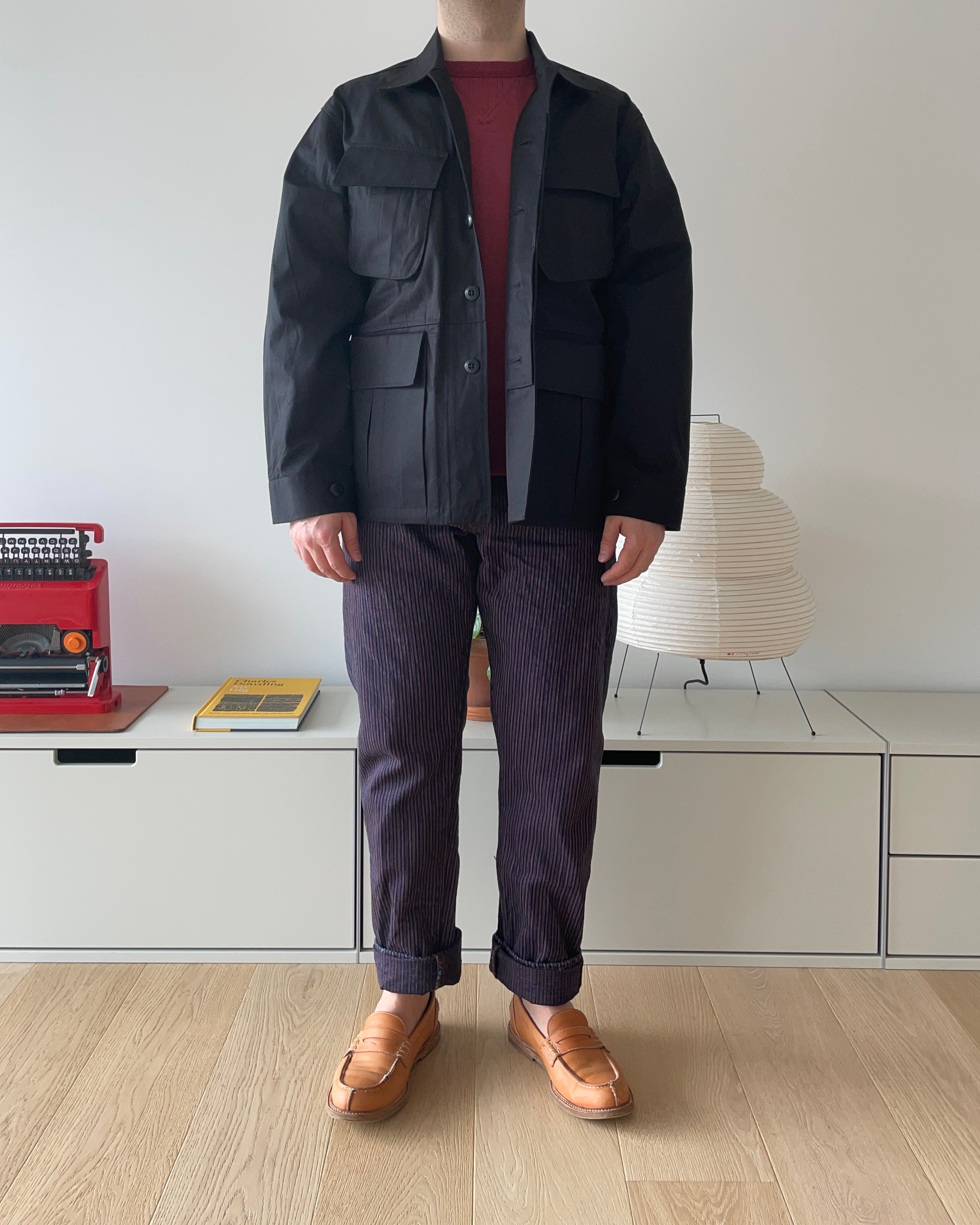 Alpaca Crewneck Sweater in Cayenne - Tempo