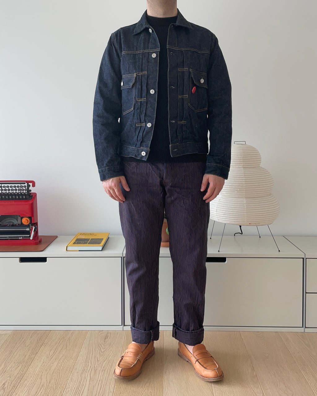 Natural Indigo Type II 14.5oz Selvedge Denim Jacket - OW (71949-XX) - Tempo
