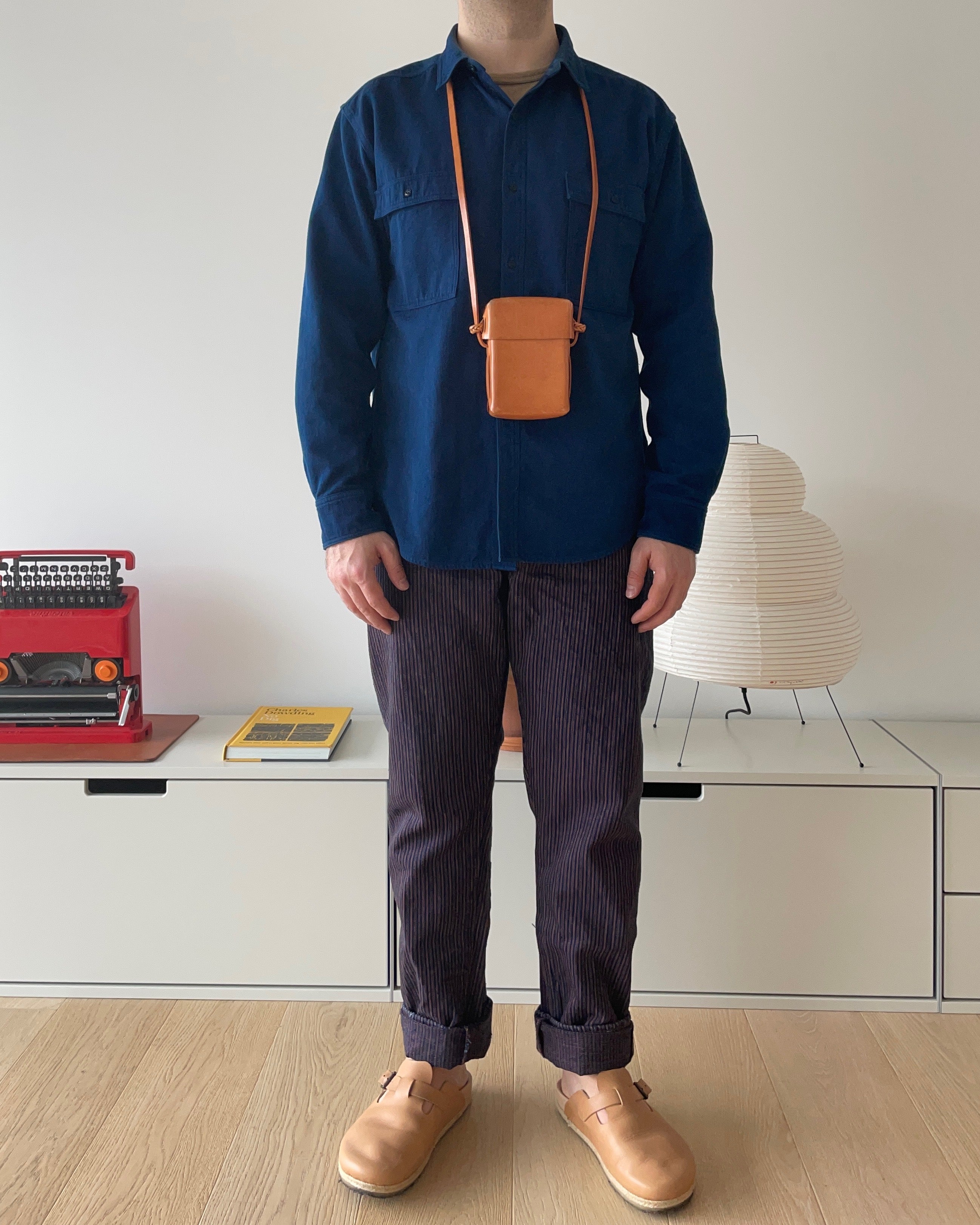 Woven Camera Pouch in Natural - Tempo