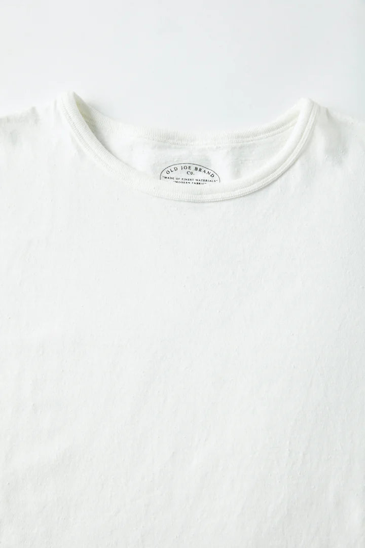 Tube Tee Crew Neck in Off White - Tempo