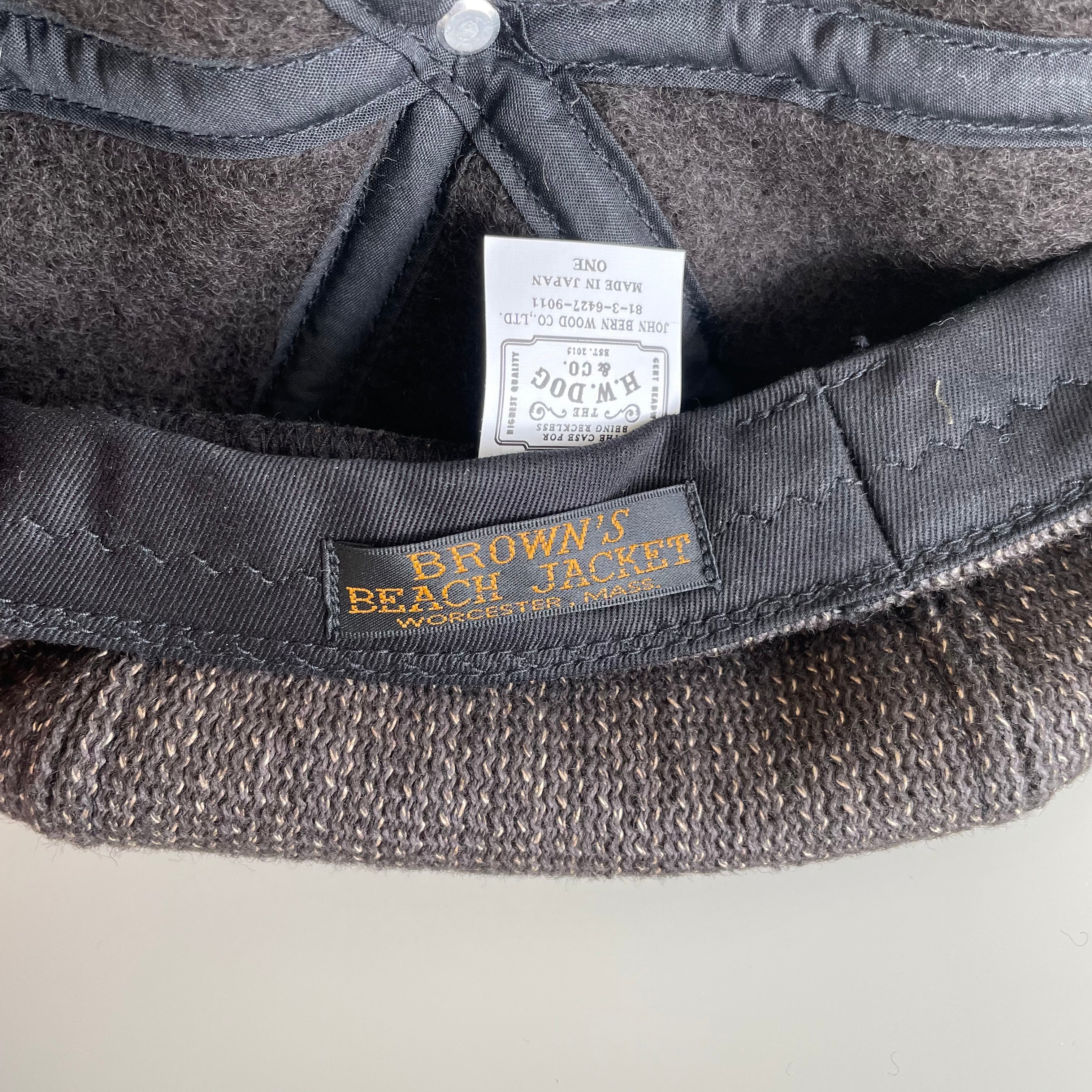 Brown's Beach Hunting Casquette in Oxford Grey - Tempo