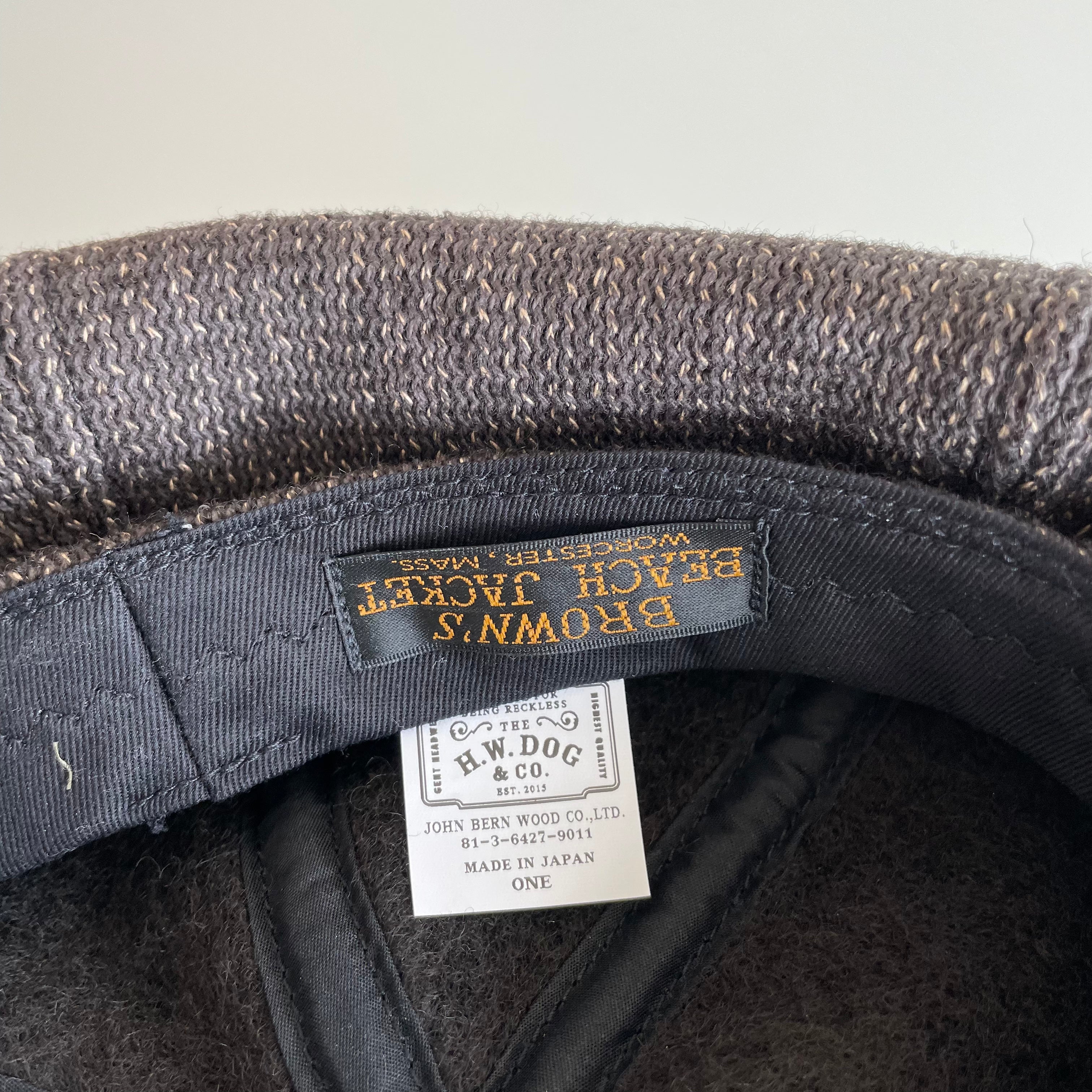 Brown's Beach Hunting Casquette in Oxford Grey - Tempo